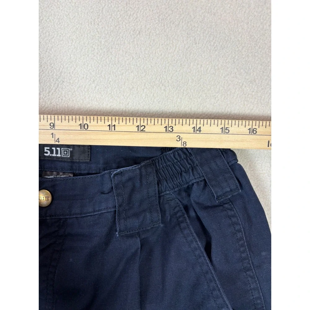 5.11 Tactical Mens‎ Navy Blue Ripstop Cargo Pants Utility Workwear 32x32